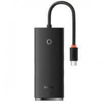 Переходник HUB Baseus Lite Series 4in1 (Type-C to 4xUSB 3.0) 25cm (WKQX03) (00000063734_1)