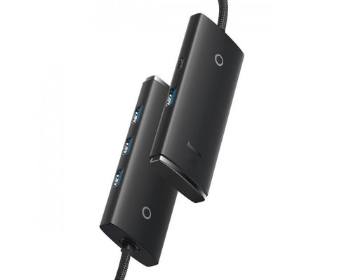 Переходник HUB Baseus Lite Series 4in1 (Type-C to 4xUSB 3.0) 25cm (WKQX03) (00000063734_1)