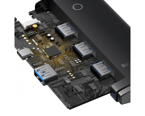 Переходник HUB Baseus Lite Series 4in1 (Type-C to 4xUSB 3.0) 25cm (WKQX03) (00000063734_1)