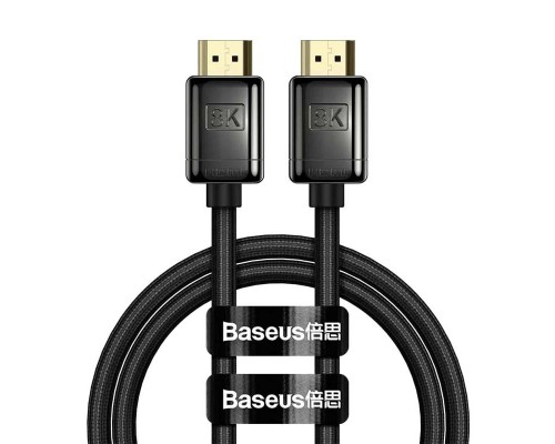 Дата кабель Baseus HDMI High Definition Series 8KHDMI To 8KHDMI (Zinc alloy) (1m) (WKGQ000001)) (00000066282_1)