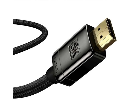 Дата кабель Baseus HDMI High Definition Series 8KHDMI To 8KHDMI (Zinc alloy) (1m) (WKGQ000001)) (00000066282_1)