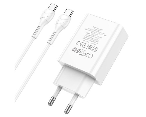 СЗУ HOCO C100A PD20W+QC3.0 + Type-C to Type-C (00000062861_1)