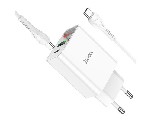 СЗУ HOCO C100A PD20W+QC3.0 + Type-C to Type-C (00000062861_1)