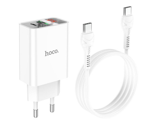 СЗУ HOCO C100A PD20W+QC3.0 + Type-C to Type-C (00000062861_1)