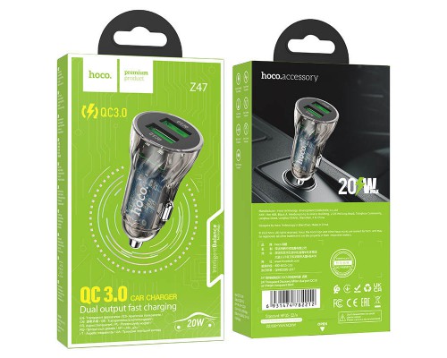 АЗУ Hoco Z47 Transparent Discovery Edition QC3.0 (00000062867_1)