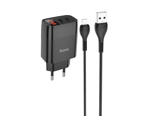 СЗУ HOCO C86A (2USB/2.4A) + Lightning (00000053230_2)
