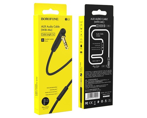 Аудио кабель Aux Borofone BL5 with mic (00000056864_1)