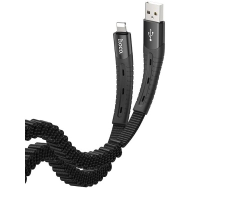 Дата кабель Hoco U78 "Cotton treasure elastic" lightning (1.2М) (00000039184_1)