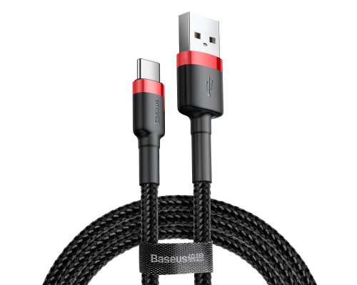 Дата кабель Baseus Cafule Type-C Cable 3A (0.5m) (CATKLF-A) (00000034279_2)
