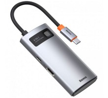 Переходник HUB Baseus Metal Gleam Series 4-in-1 Type-C (CAHUB-CY) (00000062776_1)