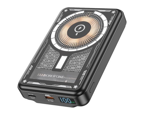 Портативное зарядное устройство Power Bank BOROFONE BJ29 PD20W+QC3.0 с БЗУ 10000 mAh (00000066332_1)