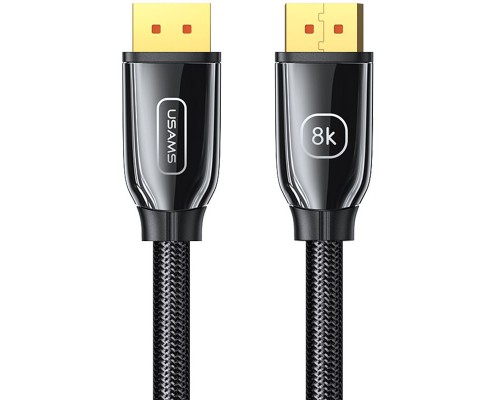 Дата кабель Usams US-SJ533 U75 8K DP to DP 1.4 HD (3m) (00000062626_1)