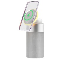 БЗУ WIWU Wi-W022 3 in 1 Wireless Charger+Bluetooth Speaker (00000068523_1)