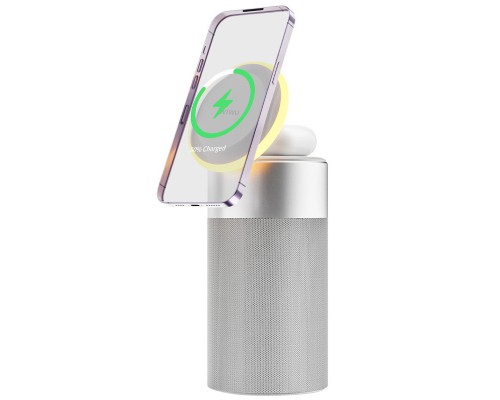 БЗУ WIWU Wi-W022 3 in 1 Wireless Charger+Bluetooth Speaker (00000068523_1)