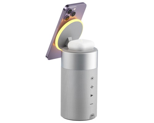 БЗУ WIWU Wi-W022 3 in 1 Wireless Charger+Bluetooth Speaker (00000068523_1)