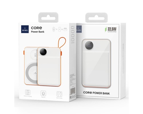 Портативное ЗУ Power Bank WIWU Wi-P007 2 in 1 c БЗУ 10000 mAh (00000068524_1)