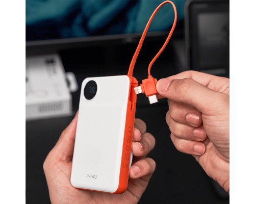 Портативное ЗУ Power Bank WIWU Wi-P007 2 in 1 c БЗУ 10000 mAh (00000068524_1)