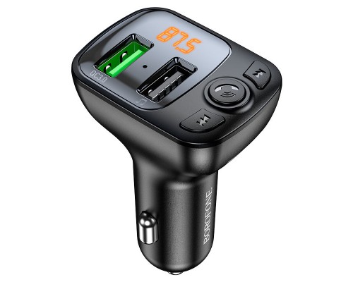 АЗУ FM модулятор Borofone BC41 Eminency QC3.0 (00000057073_1)