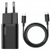 СЗУ Baseus Super Si Quick Charger 1C 25W + Cable Type-C to Type-C 3A (1m) (TZCCSUP-L) (00000049193_2)