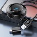 Адаптер USAMS US-SJ416 4 USB HUB Smart Adapter USB3.0+Type-C3.0 (00000034534_1)