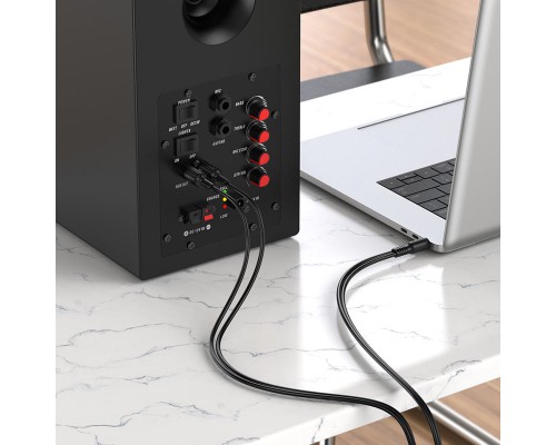Аудио кабель Borofone BL11 3.5mm to double RCA (00000056867_1)