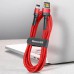 Дата кабель Baseus Cafule Lightning Cable Special Edition 2.4A (1m) (CALKLF) (00000031842_3)