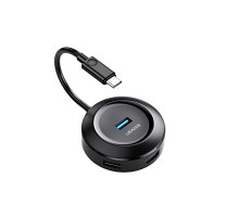 Адаптер USAMS US-SJ415 4 USB HUB Smart Adapter Type-C 3.0 (00000034533_1)
