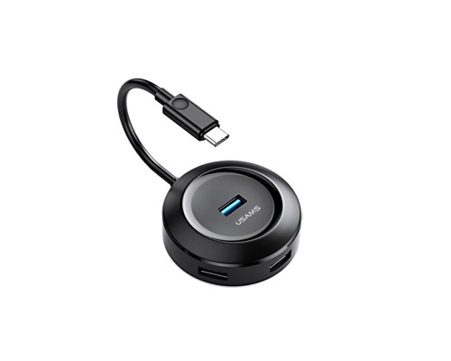 Адаптер USAMS US-SJ415 4 USB HUB Smart Adapter Type-C 3.0 (00000034533_1)