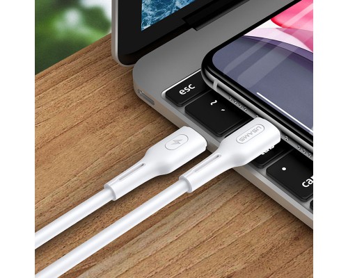 Дата кабель USAMS US-SJ406 U43 Type-C to Lightning PD Fast Charging (1.2m) (00000039668_1)