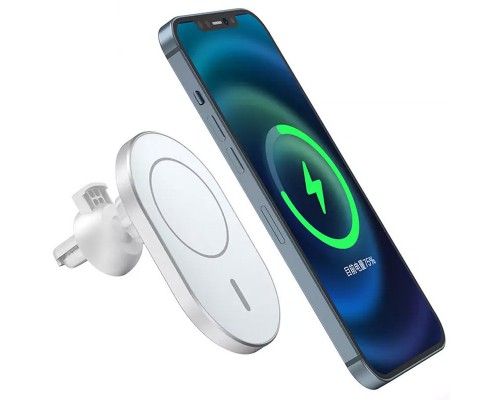 Автодержатель с БЗУ Wiwu MagSafe Wireless Charger Car mount CH-306 15W (00000047982_1)