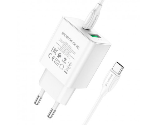 СЗУ Borofone BA67A PD20W+QC3.0 + Type-C + Type-C (00000057002_1)