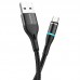 Дата кабель Borofone BU16 Skill magnetic USB to MicroUSB (1.2m) (00000055400_1)