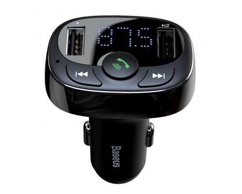 АЗУ Baseus Bluetooth FM Launcher 2.4A 2USB (00000031258_1)
