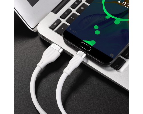 Дата кабель Hoco U72 "Forest Silicone" MicroUSB (1.2М) (00000035226_1)