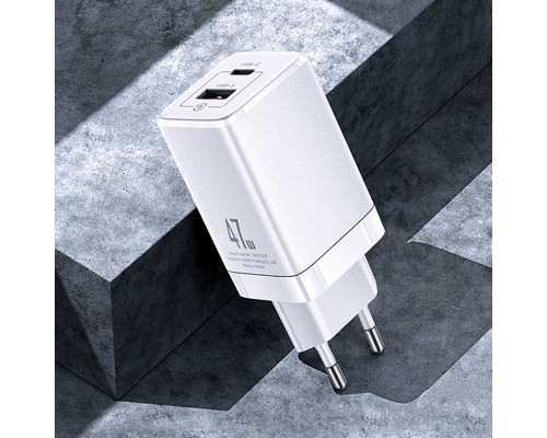 СЗУ Usams US-CC137 T41 47W GaN PD + QC Mini (00000049231_2)