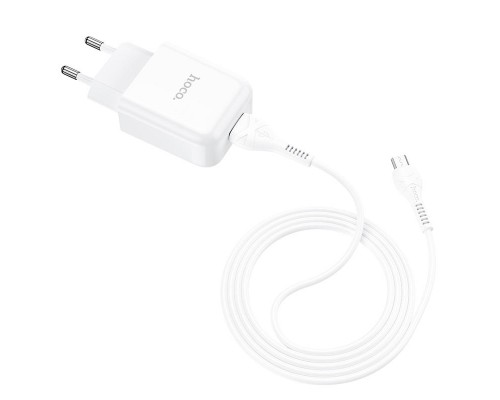 СЗУ HOCO N2 (1USB/2.1A) + USB - MicroUSB (00000049070_2)