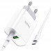 СЗУ HOCO C80A Rapido PD20W+QC3.0 Type-C + USB + Type-C to Type-C cable (00000052990_1)