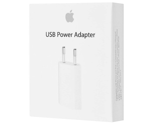 СЗУ (5w 1A) для Apple iPhone / iPod (AAA) (box) (00000048386_1)