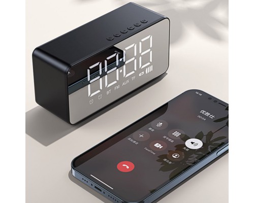 Bluetooth колонка + часы Usams US-YX007 FM-Tuner AUX BT5.0 (00000042602_1)