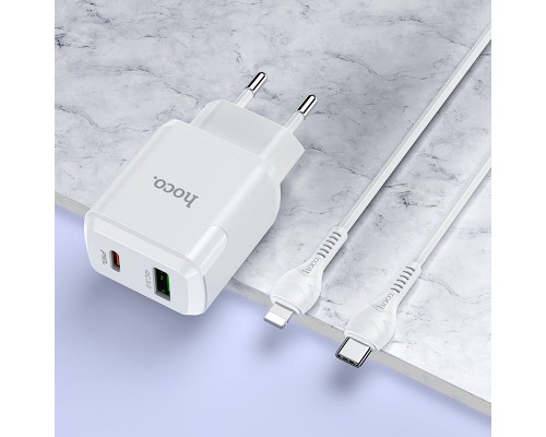 СЗУ Hoco N5 Favor 20W PD+QC3.0 Type-C to Lightning (00000043049_2)