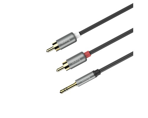 Аудио кабель Aux Hoco UPA10 Lotus Double RCA Audio 3.5 mm (1,5м) (00000032941_1)