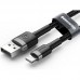 Дата кабель Baseus Cafule Type-C to Type-C Cable PD 2.0 60W (2m) (CATKLF-H) (00000031875_1)