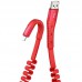Дата кабель Hoco U78 "Cotton treasure elastic" lightning (1.2М) (00000039184_2)