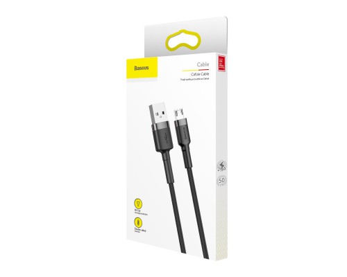 Дата кабель Baseus Cafule MicroUSB Cable 2.4A (1m) (00000034278_1)