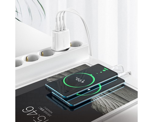 СЗУ Hoco N15 (3USB/2.4A/17W) (00000053980_1)