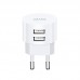 СЗУ USAMS T20 Dual USB Round Travel Charger (EU)+U35 Micro USB cable (00000034479_1)