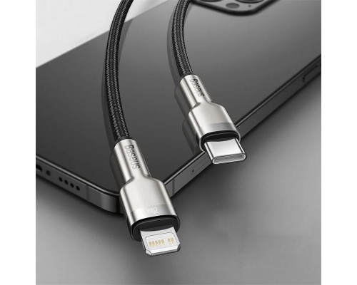 Дата кабель Baseus Cafule Series Metal Type-C to Lightning PD 20W (2m) (00000049178_2)