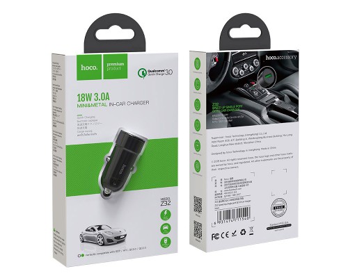 АЗУ Hoco Z32 QC3.0 (1USB/3A) (00000034599_3)