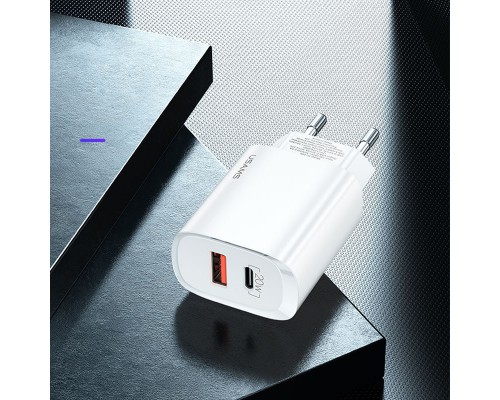 СЗУ Usams US-CC121 T35 QC3.0 + PD3.0 20W (00000049235_1)
