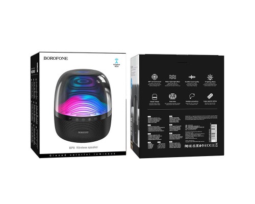 Bluetooth Колонка Borofone BP8 Glazed colorful luminous (00000057075_1)